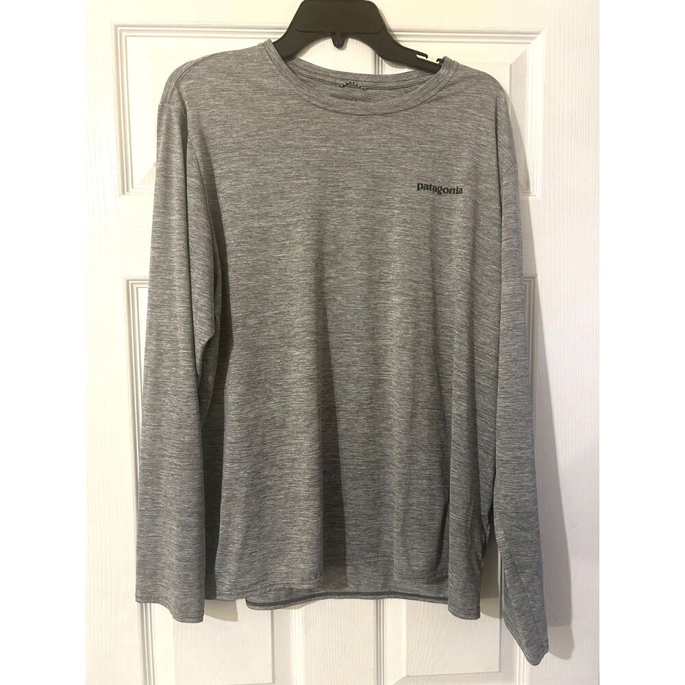 Patagonia Men's Long Sleeve Shirt Size XL Gray